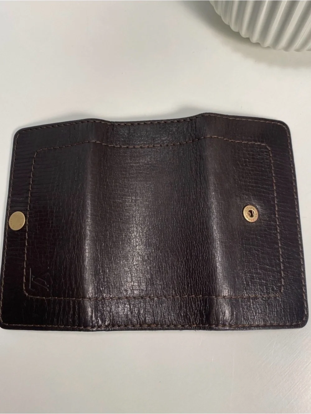 Final Price Mens Louis Vuitton Utah Leather 4 Ring Key Case